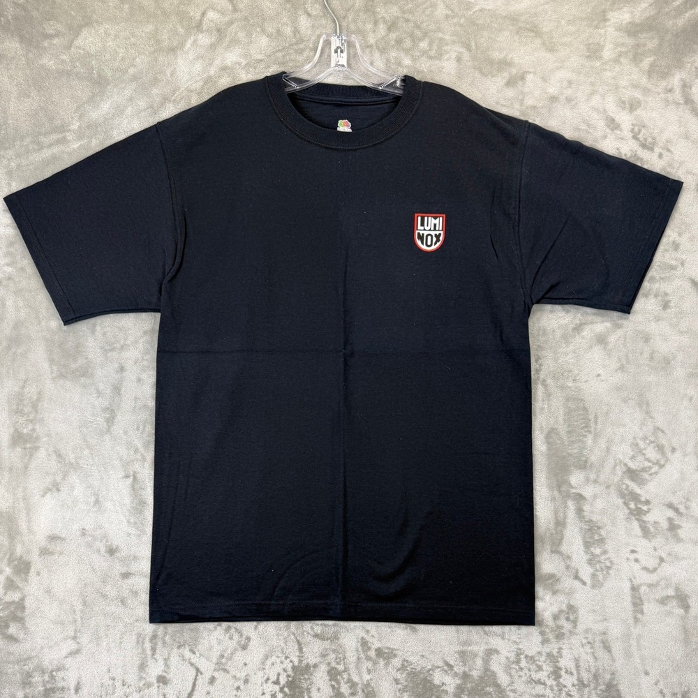 VTG Luminox Firefighter Trusted By Those We Trust Graphic T-Shirt Mens L Black‎